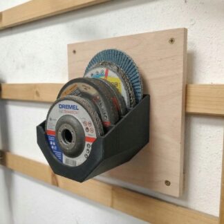 Uchwyt Wieszak Ścienny na Tarcze Szlifierki Kątowej 125mm Organizer Garaż