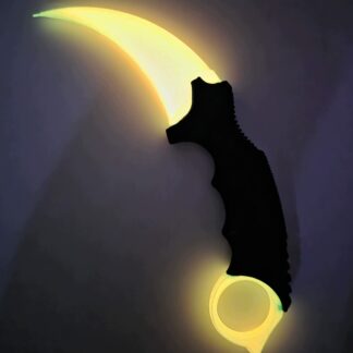 Karambit Keyrambit Knife Nóż CS:GO gadżet replika 1:1 - ŚWIECĄCY POMARAŃCZ