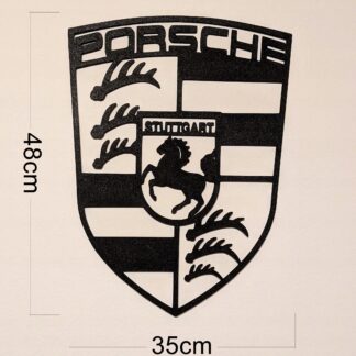 Dekoracja ścienna Wallart Herb Logo Porsche